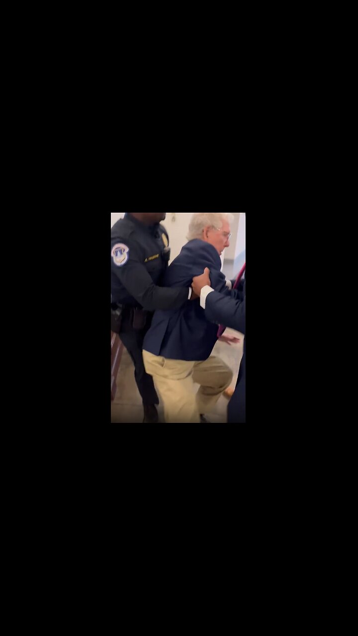 Mitch McConnell just took a fall after a deranged leftist harassed him over ICE “kidnapping” people.