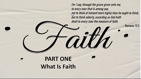 What Is Faith