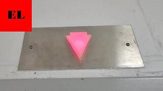 1980 US (United States) Hydraulic Elevator w Square Buttons - WPCC Hall Bldg (Morganton, NC)
