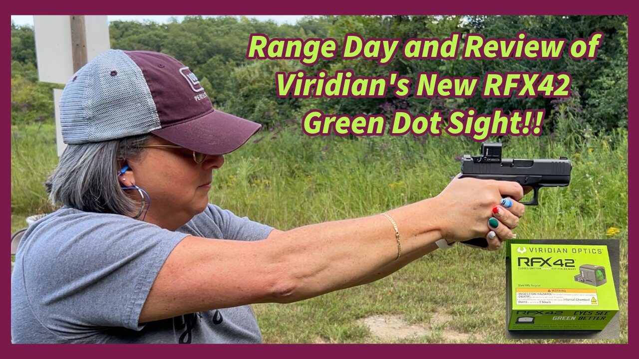 Range Time and Review of Viridians' New RFX42, 3.5moa, Green Dot Closed Emitter Optic