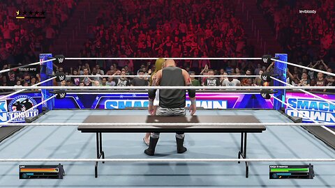 WWE 2k25 tables match Levi McDaniel vs Katja Krasavice