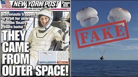 Call: The 'Stranded' Astronaut Psyop! NASA Astronauts Land Home Safe On Earth Thanks To CGI!