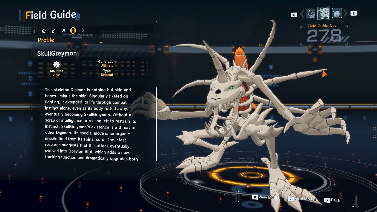 skullgreymon all digivolution/de-digivolution/profile Digimon Story Time Stranger