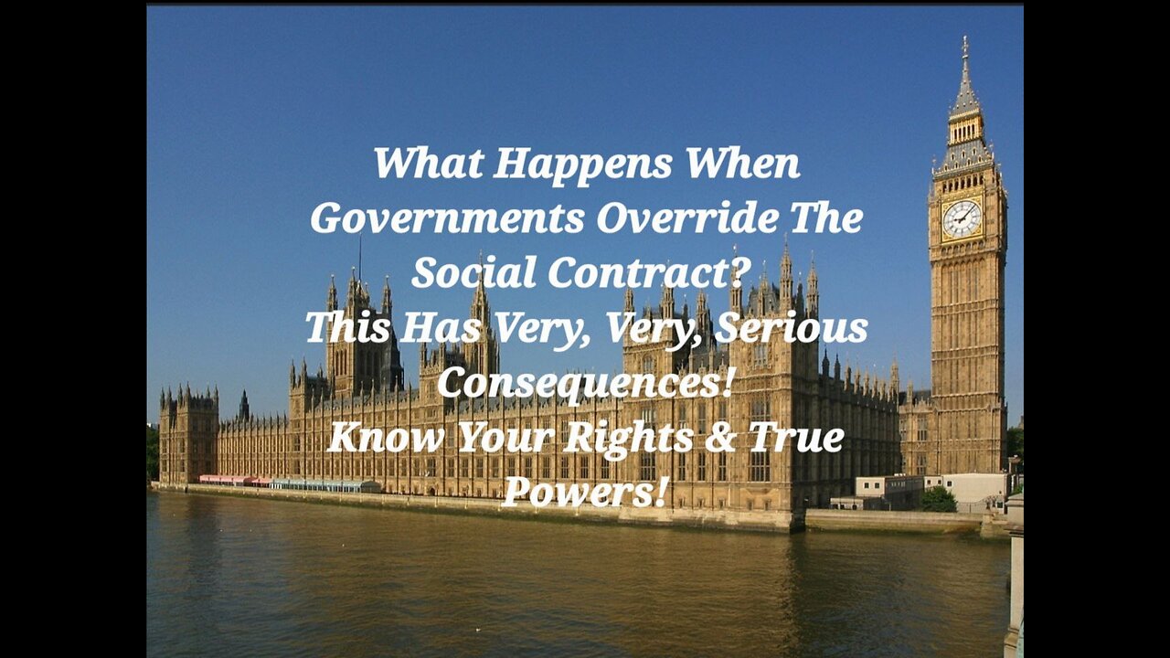The Serious Ramifications For Overriding The Social Contract.