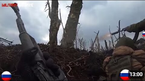 Brutal Frontline Footage: Russian and Ukrainian Forces Engage in Fierce Combat