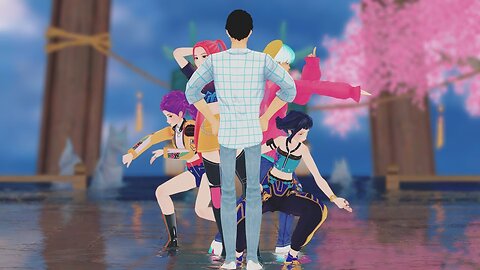 HUNTR/X JINU X BABY | "Soda Pop" | Kpop Demon Hunters MMD Dance