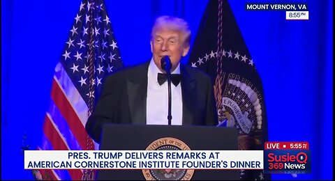 President Trump Speaks at American Cornerstone Institute Founder’s Dinner