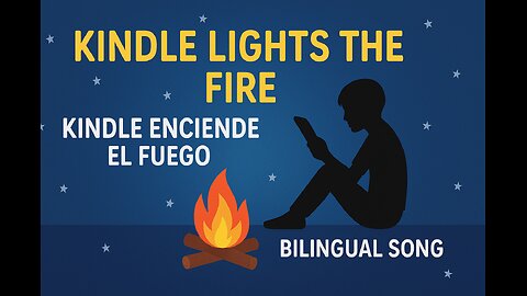 Kindle Lights the Fire / Kindle enciende el fuego | Video Karaoke Bilingüe con IA
