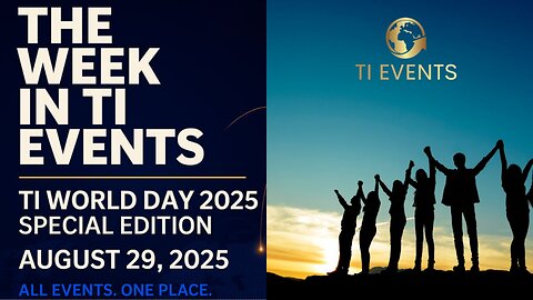 🎯 The Week in TI Events: August 29th — TI World Day 2025 Special Edition for Targeted Individuals
