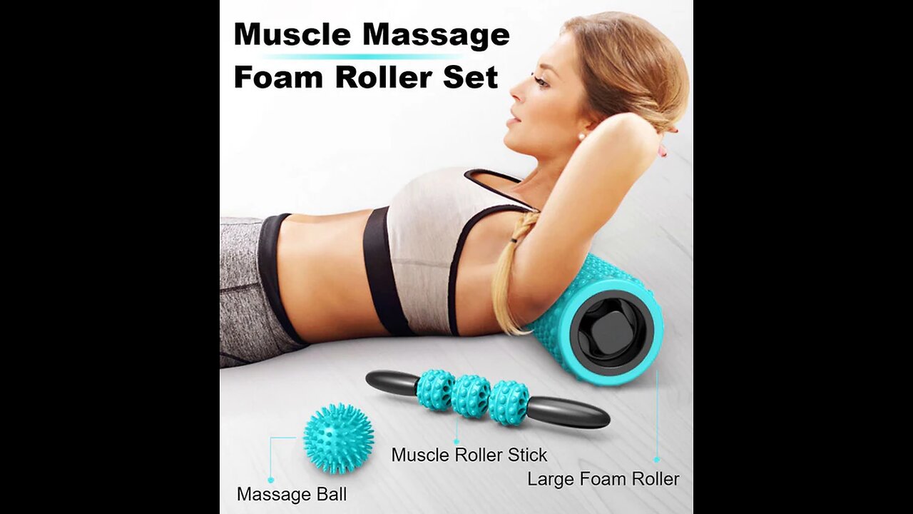 3-in-1 Foam Roller Set_ Drive Soreness Away