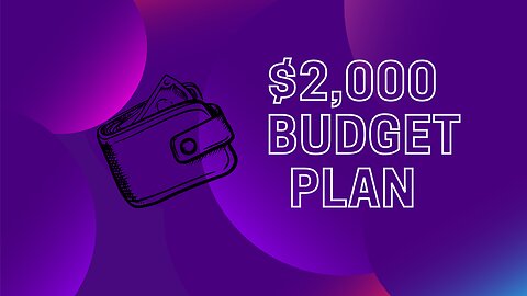 Monthly Budget Plan for $2,000 Income video
