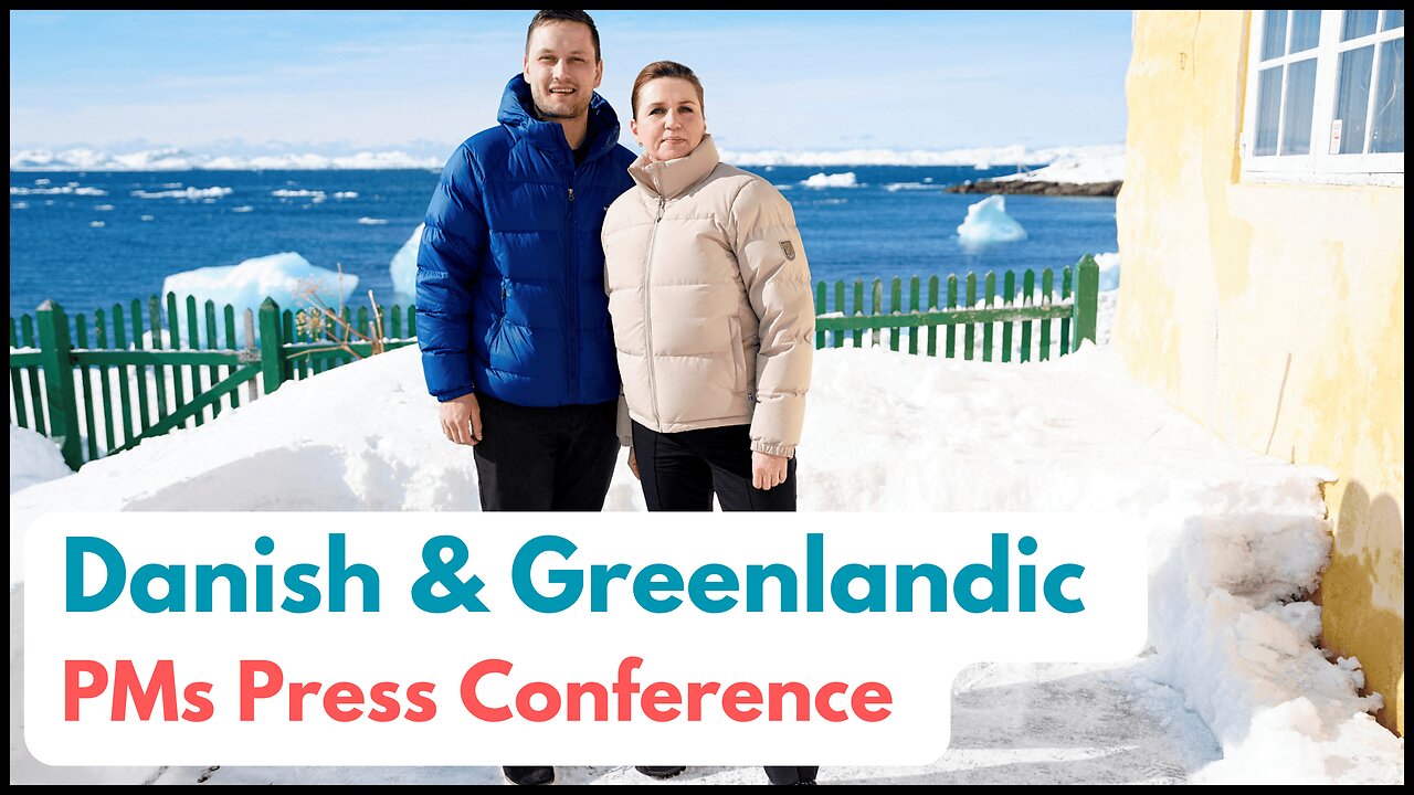 Live: Danish & Greenlandic PMs Hold Press Conference | Nuuk | Mette Frederiksen, Jens Frederik