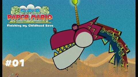 Super Paper Mario: Finishing my Childhood Save - Part 1: I'm Back!