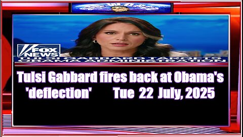 Tulsi Gabbard fires back at Obama's 'deflection'