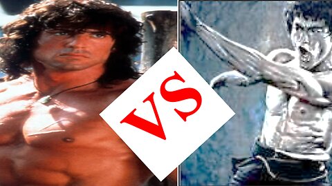 🥋Bruce Lee vs 🔥Rambo | Ultimate Action Showdown 💥 #MartialArts #ActionLegends