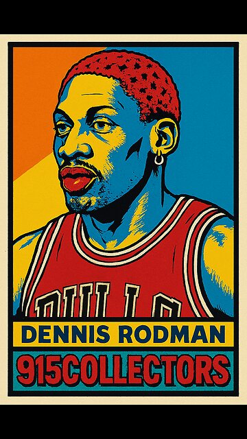 2019-20 Panini Prizm - Dennis Rodman #3 Silver Prizm Collector Card