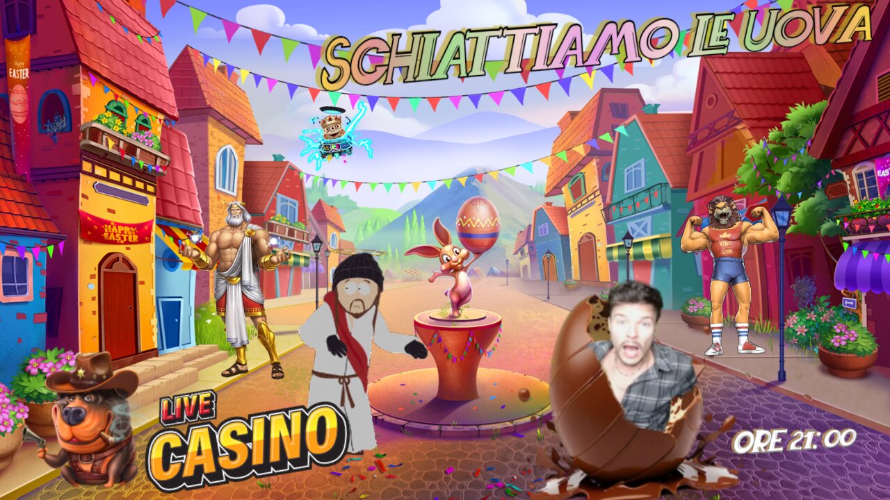 🤯LIVE DI PASQUA CON LUUK💣🔥 SLOT ONLINE🎰 CASINO LIVE STREAMING💥