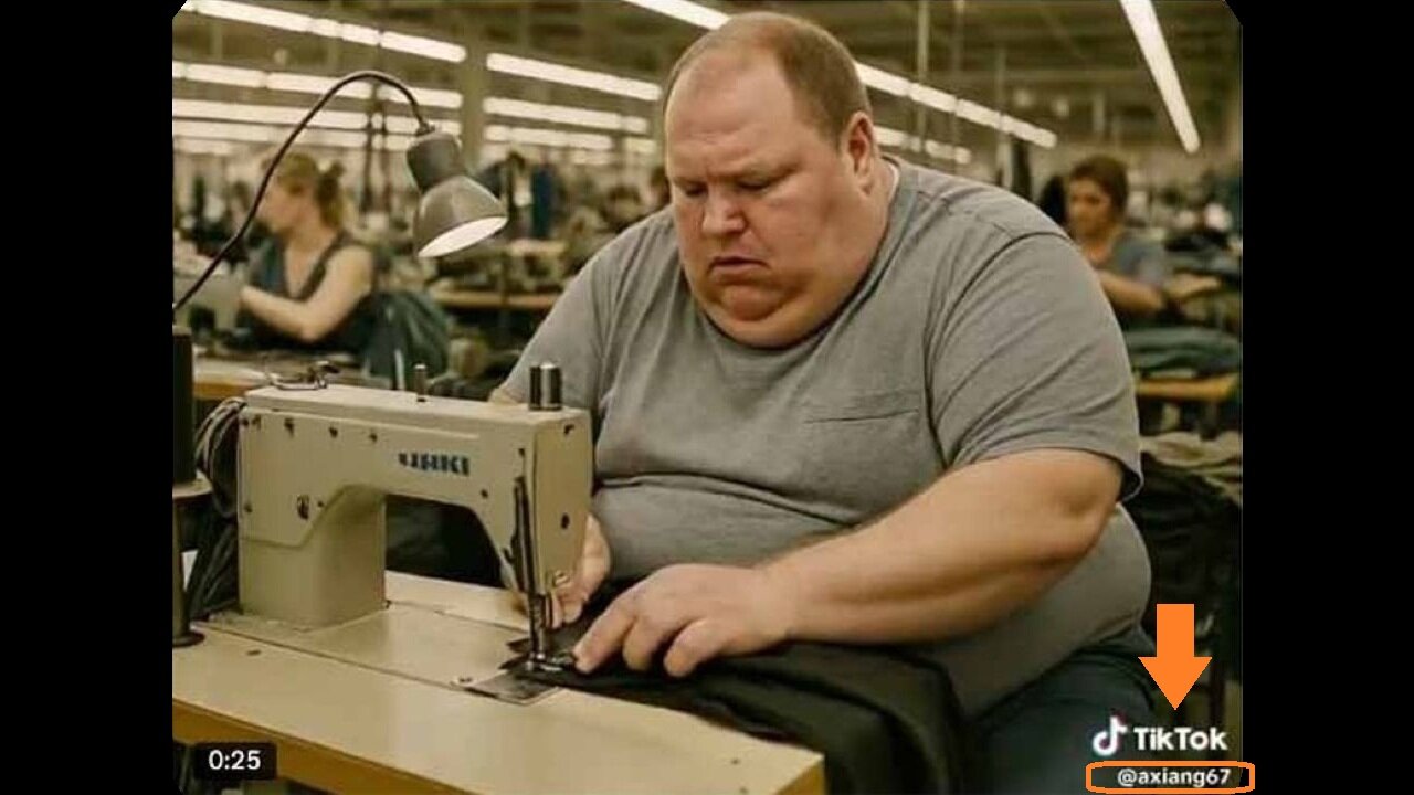 Is China Behind These AI-Generated Videos Of Fat Americans In Sweatshops?