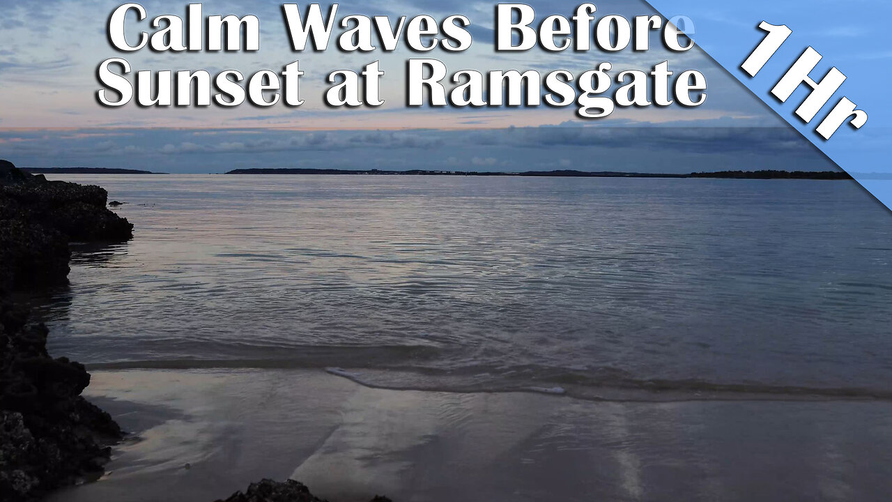 1 Hour of Calm Waves at Sunset | Ramsgate Beach Jetty & Botany Bay