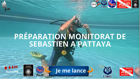 Préparation monitorat de Sébastien a pattaya