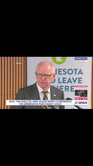 Tim Walz Asked Why He Dropped Out — Immediately Pivots to Jan. 6