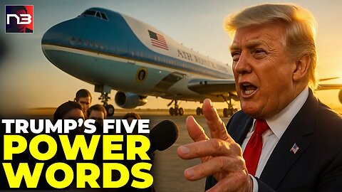 MUST SEE: Trump Says FIVE Words on Tarmac That Have Democrats Literally RUNNING From Reporters