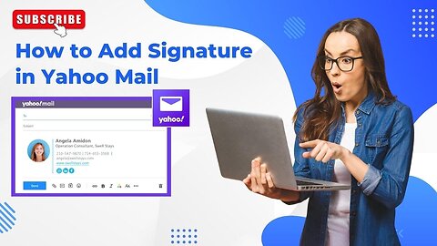 How to Add Signature in Yahoo Mail?