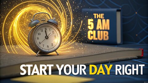 The 5 AM Club Explained – Morning Routine of Winners