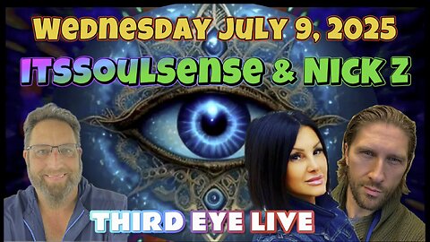 Tonight on Third Eye Live ItsSoul Sense & Nick z
