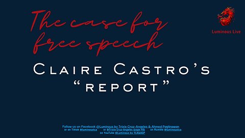 The case for free speech