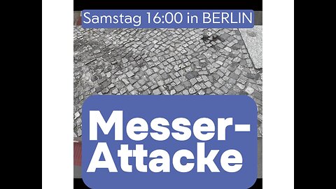 Messer Attacke in Berliner Ubahn - der Tag danach