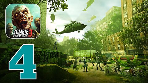 Zombie Sniper War 3 - Gameplay Walkthrough | Part 4 (Android, iOS)