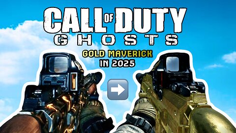 Getting The MAVERICK GOLD On COD: Ghosts In 2025!