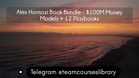 (CoursesLibrary.com)Alex Hormozi Book Bundle - $100M Money Models + 12 Playbooks