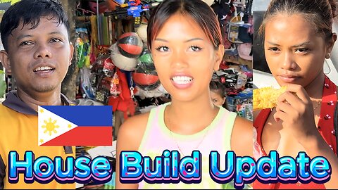 Filipina Giving House Project Build Update & Birthday! OFF GRID ISLAND FAMILY PHILIPPINES LIVING