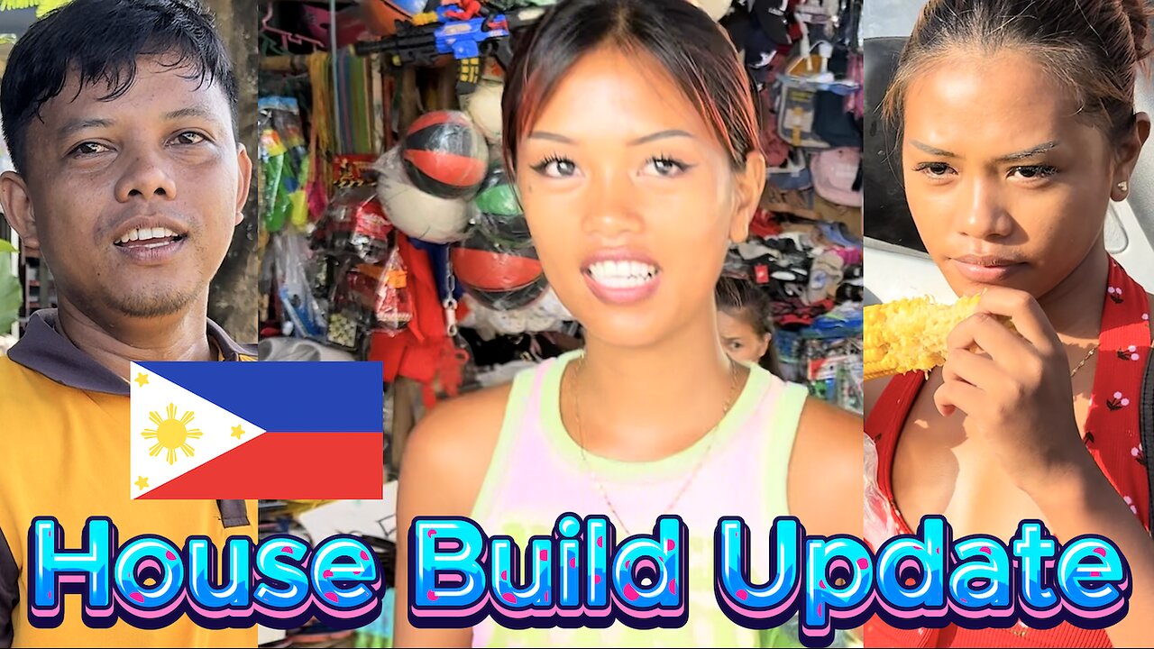 Filipina Giving House Project Build Update & Birthday! OFF GRID ISLAND FAMILY PHILIPPINES LIVING
