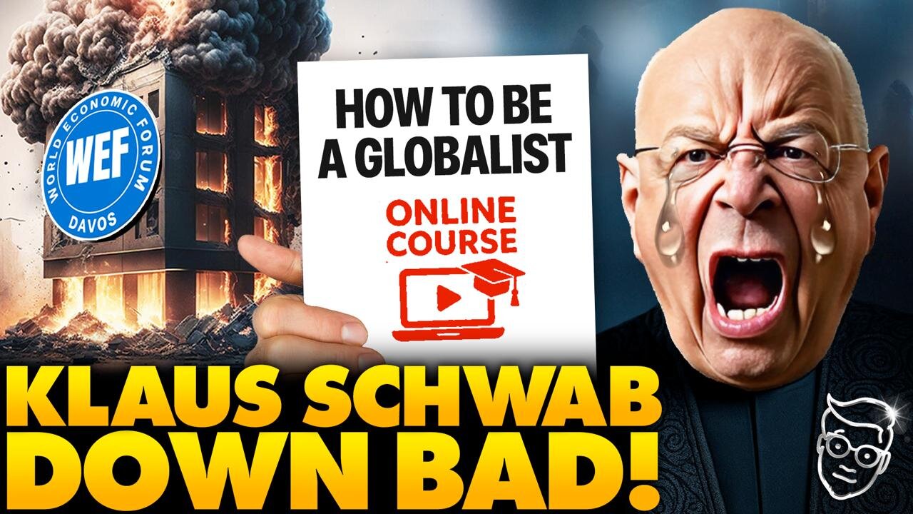 Disgraced WEF Leader Klaus Schwab 'Drops A Course', Internet Mercilessly Mocks Globalist: 'Rough…' 🤣