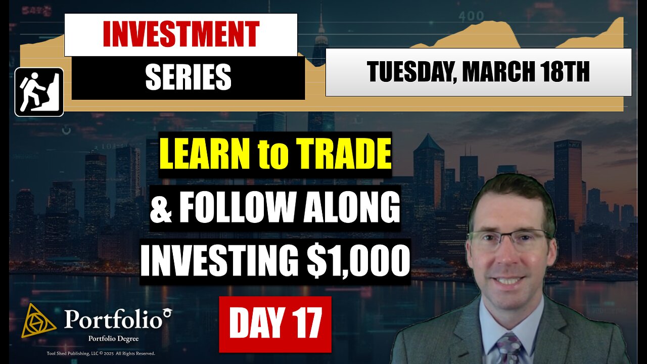 Managing a small portfolio Day 17 - Gold Rush! Just don't look at the stock market