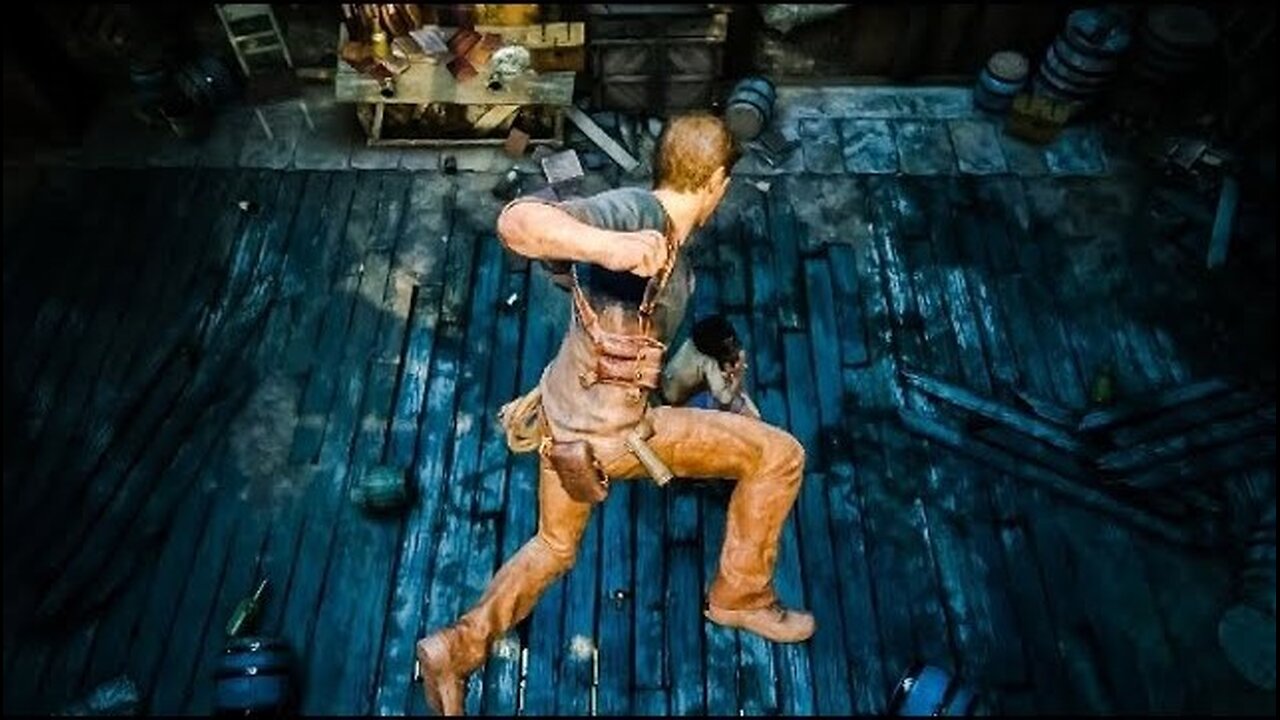UnCharted4 Hard Mode - Tower Collapse Nadine Fight PC #gaming#uncharted4#gameplay