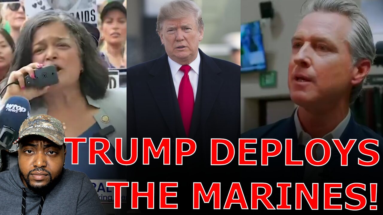 CNN FREAKS OUT Over Trump DEPLOYING MARINES To LA As Democrats DEMAND NATIONWIDE ICE Raid PROTESTS!