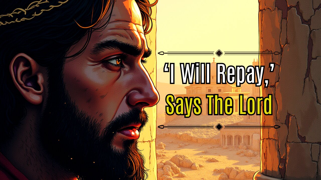God Is Clear: I Will Repay