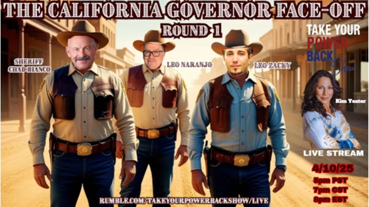 CALIFORNIA GOVERNOR FACE-OFF ROUND 1 RIVERSIDE SHERIFF CHAD BIANCO