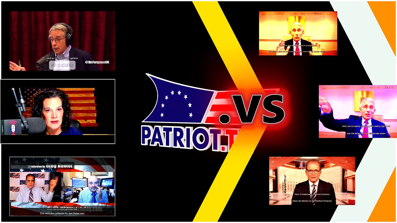 Fauci short . Gavin De Becker . Armstrong . PatriotTV