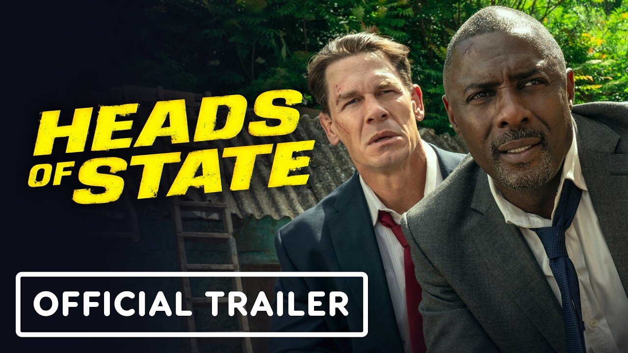 HEADS OF STATE Final Trailer (2025) John Cena, Idris Elba Action Movies 4K UHD