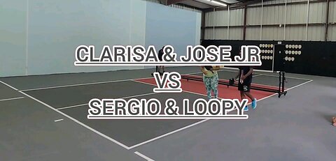 7/5/2025 Indoor Pickleball Clarisa & Jose Jr vs Sergio & Loopy