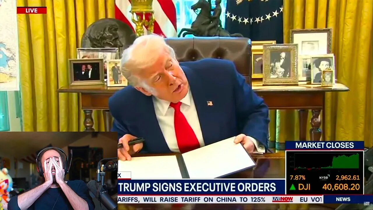 Trump finally gave an update