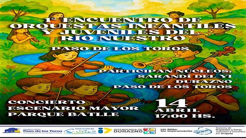 1° Encuentro de Orquestas Infantiles y Juveniles del Río Nuestro - Paso de los Toros 14/04/2025