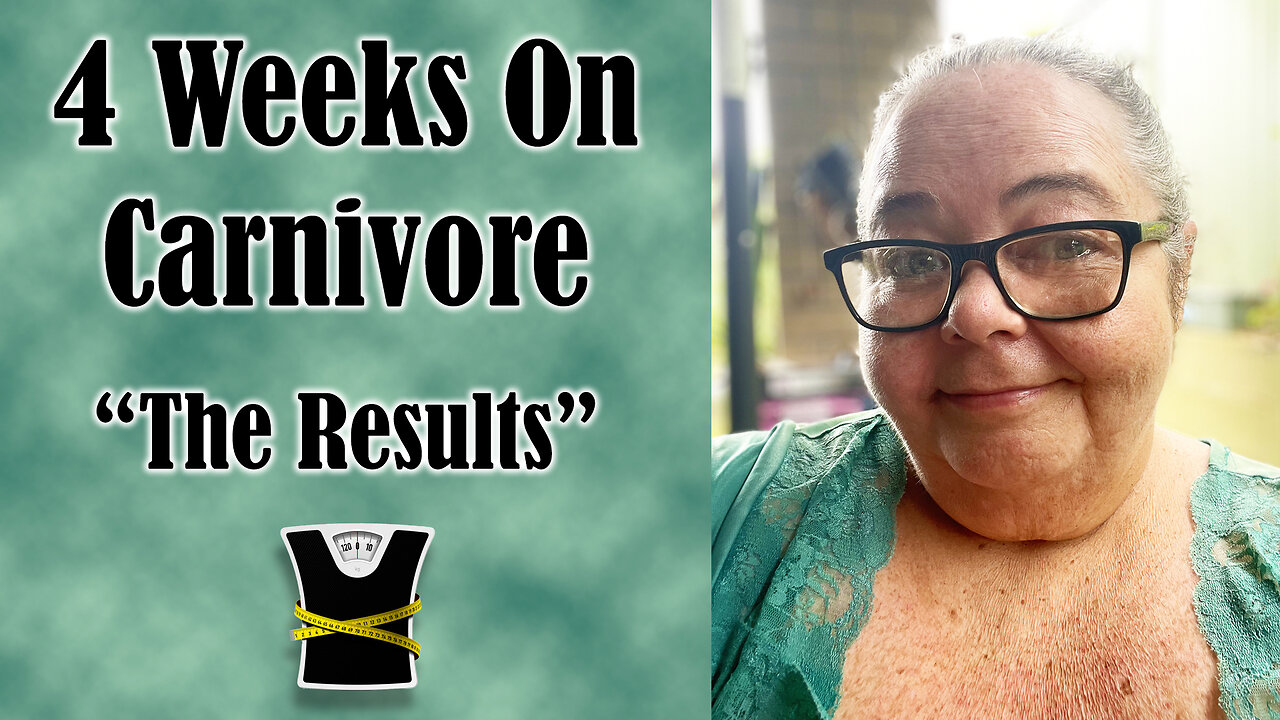 4 Weeks On Carnivore - The Results