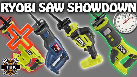 Ryobi Recip Saw Showdown ⚡ Old vs New - Which Cuts Fastest(QM) (RJC181, P514, PBLRS01, PSBRS02)