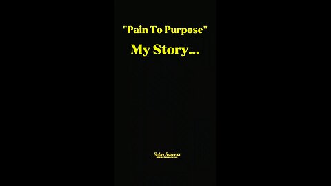 Recovery Can Turn Your Pain To Purpose If You Stay Consistent 💛💯 #SoberCoach #Motivation